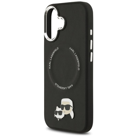 Karl Lagerfeld Karl & Choupette Pins MagSafe - Hülle für iPhone 17 (schwarz)