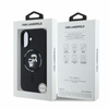 Karl Lagerfeld Silicone Karl & Choupette Ring MagSafe - Case iPhone 16 (black)