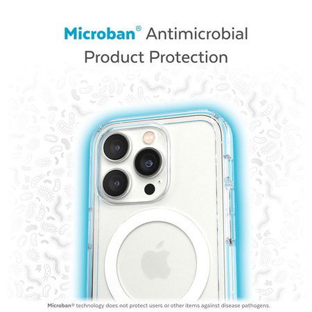 Speck Gemshell + MagSafe - tok iPhone 14 Pro készülékhez MICROBAN felével (átlátszó)