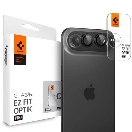 SZKŁO HARTOWANE NA APARAT DO IPHONE AIR SPIGEN SZYBKA NA OBIEKTYW 9H 2SZT