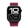 Crong Nylon - Sportovní řemínek pro Apple Watch 38/40/41/42 mm (Magenta Fusion)