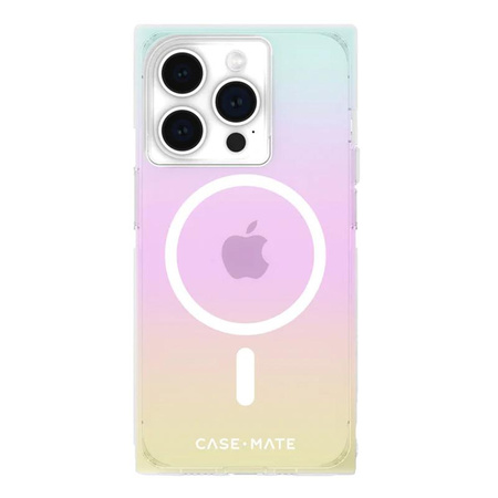 Case-Mate BLOX MagSafe - iPhone 15 Pro Case (Rainbow Frosting)