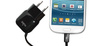 PURO Mini Travel Charger - Tragbares Netzladegerät mit Micro-USB-Kabel (schwarz)