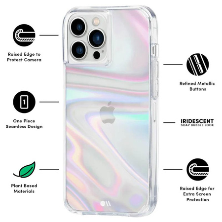 Case-Mate Soap Bubble - iPhone 13 Pro Max Case (Iridescent)