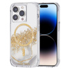 Case-Mate Karat MagSafe - iPhone 14 Pro case decorated with gold (Marble)