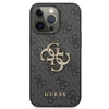 Guess 4G Big Metal Logo - Coque iPhone 13 Pro Max (gris)