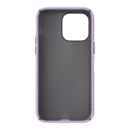 Speck Presidio2 Grip - Coque antidérapante pour iPhone 14 Pro Max (Spring Purple / Cloudygrey / White)