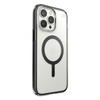 Speck Presidio Perfect-Clear with Impact Geometry + MagSafe - iPhone 14 Pro Max Case with MICROBAN Coating (Clear / Black)