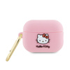 Hello Kitty szilikon 3D Kitty Head - AirPods Pro 2 tok (rózsaszín)