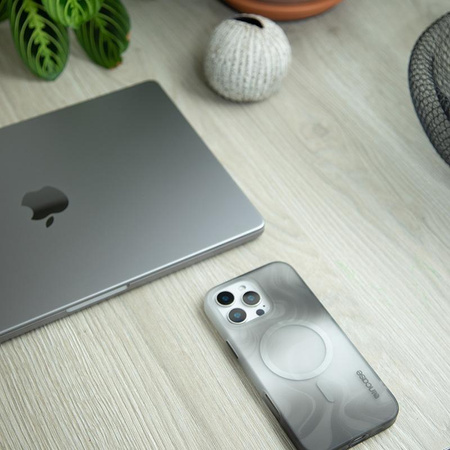 Incase Halo Case MagSafe - Coque pour iPhone 16 Pro Max (Oil Slick Smoke)