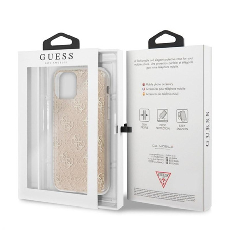 Guess 4G Glitter - Etui iPhone 11 (Gold)