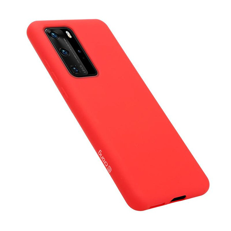 Crong Color Cover - Pouzdro pro Huawei P40 Pro (červené)