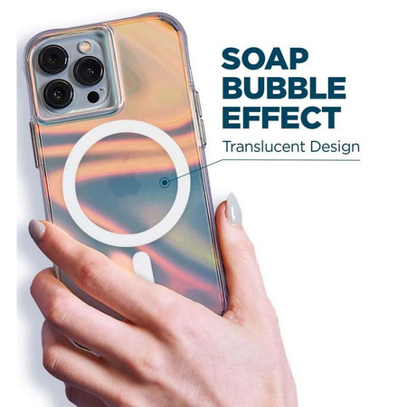 Case-Mate Soap Bubble MagSafe - iPhone 14 Pro Max tok (Irizáló)