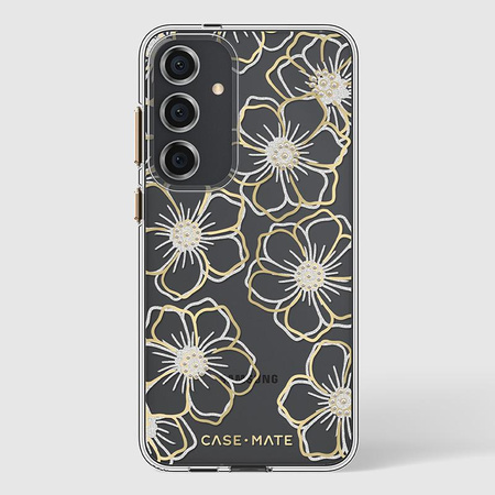 Case-Mate Floral Gems - Gehäuse für Samsung Galaxy S24+ (Gold)