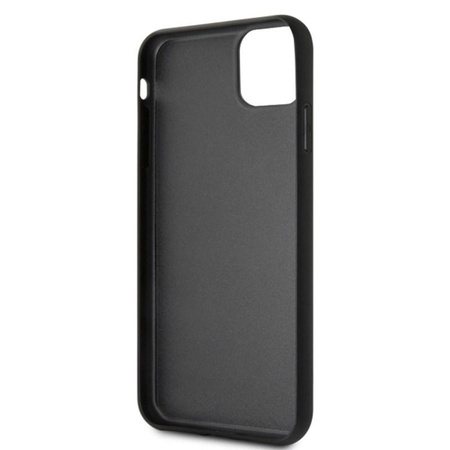Karl Lagerfeld Double Layers Glitter Head - Coque iPhone 11 Pro Max (Noir)
