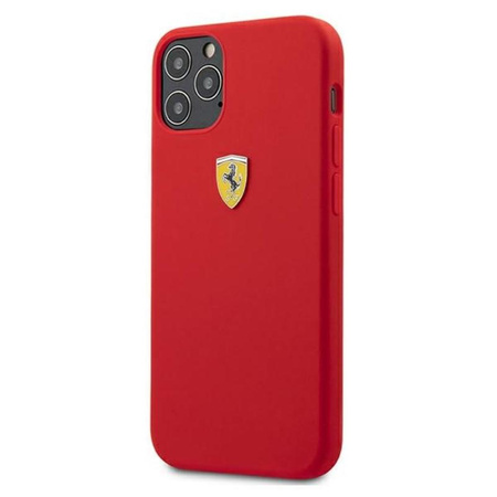 FERRARI On Track Silicone - iPhone 12 / iPhone 12 Pro Case (red)