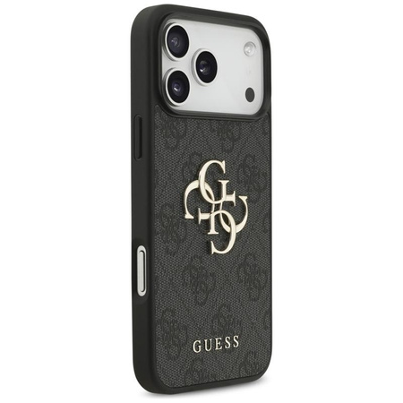ETUI DO IPHONE 17 PRO MAX GUESS CZARNE ORYGINALNE ZE SMYCZĄ ELEGANCKIE CASE