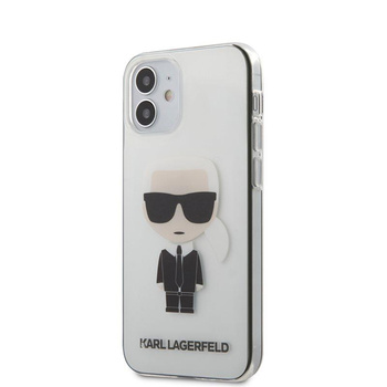 Karl Lagerfeld Ikonik - pouzdro pro iPhone 12 Mini (průhledné)
