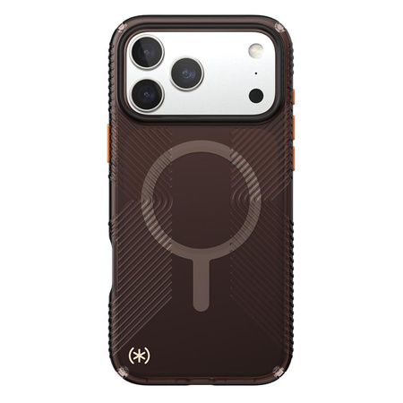 Speck Presidio Lux Grip MagSafe - iPhone 17 Pro Max Case (Luxury Shade Matte / Orange)