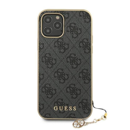 Guess 4G Charms Kollektion - iPhone 12 Pro Max Tasche (grau)