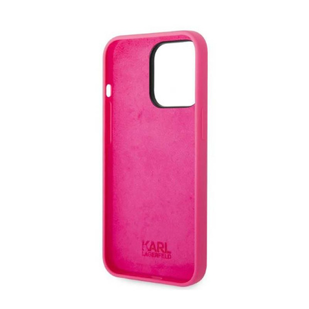 Karl Lagerfeld Silicone RSG - Etui iPhone 14 Pro Max (różowy)