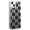 Karl Lagerfeld Monogram Liquid Glitter - iPhone 14 Case (black)