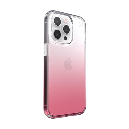 Speck Presidio Perfect-Clear + Ombre - iPhone 13 Pro Hülle mit MICROBAN-Beschichtung (Clear/Vintage Rose)