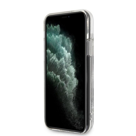 Karl Lagerfeld Folyékony csillogó szívek - iPhone 11 Pro tok