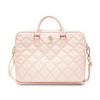 Guess Quilted 4G Computer Bag - Brašna na notebook 15" / 16" (růžová)