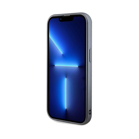 Guess Paillettenschrift Metall - iPhone 14 Pro Max Tasche (Silber)