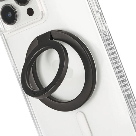 Case-Mate Magnetic Ring Stand - Uchwyt MagSafe na palec z funkcją podstawki (Matte Black)