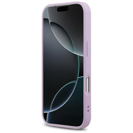 Guess Grained Ring MagSafe - iPhone 17 Pro Case (purple)