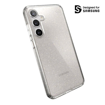 Speck Presidio Lux Glitter - Étui Samsung Galaxy S24+ (transparent / or pailleté)