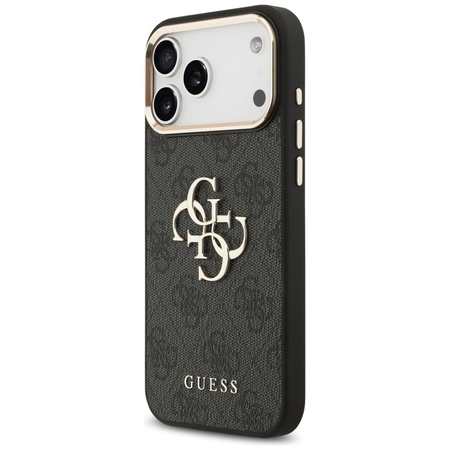 Guess 4G Big 4G Classic Logo - Case iPhone 17 Pro Max (Black / Gold)