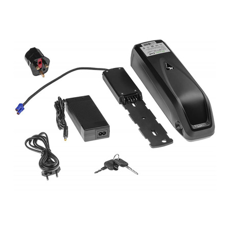 Green Cell - Batterie E-Bike avec chargeur 36V 13Ah 468Wh Li-Ion 5.5x2.1mm
