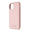 Guess Saffiano 4G Circle Logo - iPhone 11 Case (pink)