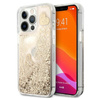 Guess Liquid Glitter Charms - iPhone 13 Pro Case (Gold)