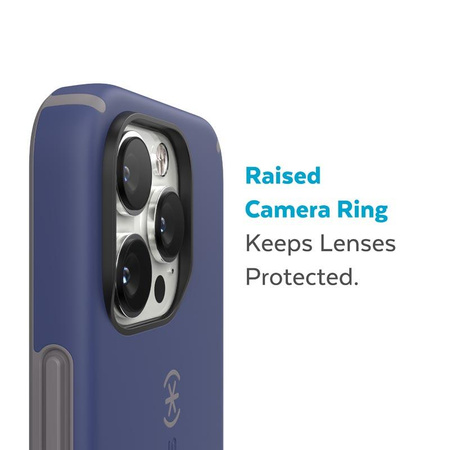 Speck CandyShell Pro - iPhone 14 Pro tok MICROBAN bevonattal (poroszkék / felhős szürke)