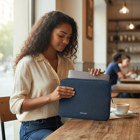 Tucano Colore2 - Sleeve MacBook Pro 15” / Laptop 14” / 13” (Navy Blue)