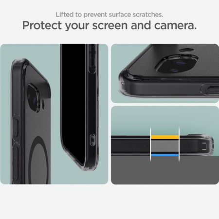 Spigen Ultra Hybrid MagSafe - pouzdro pro Google Pixel 9a (Frost Black)