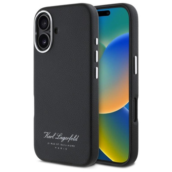 Karl Lagerfeld Hotel RSG - Coque pour iPhone 16 (noir)