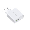 Crong Dual-Port Travel Charger – Ładowarka sieciowa USB-A + USB-C Power Delivery 45W (biały)