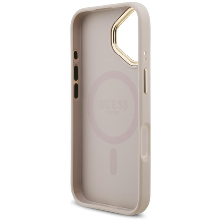 ETUI DO IPHONE 17 PRO do MAGSAFE GUESS RÓŻOWE ORYGINALNE MODNE ELEGANCKIE