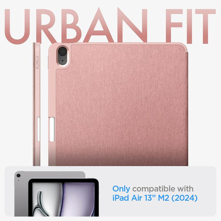 Spigen Urban Fit - Hülle für iPad Air 13" (M2, 2024) (Rose Gold)