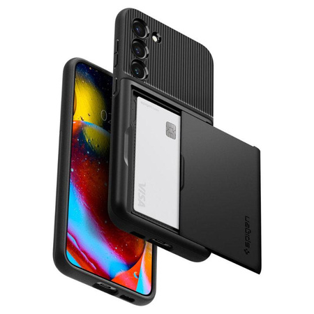 Spigen Slim Armor CS - Etui pour Samsung Galaxy S23+ (Noir)
