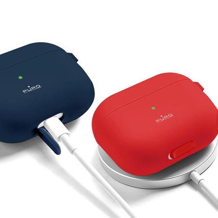 Pouzdro PURO ICON - Pouzdro pro Apple Airpods 3 (červené)
