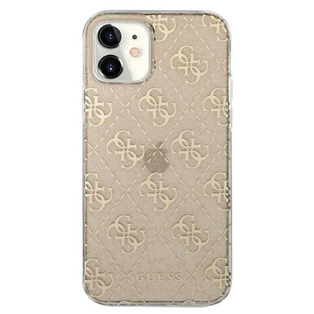 Guess 4G Glitter - iPhone 12 Mini Case (Gold)