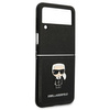 Karl Lagerfeld Saffiano Ikonik - Étui Samsung Galaxy Z Flip 4 (noir)