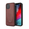Mercedes Leder Urban Line - Tasche iPhone 12 / iPhone 12 Pro (rot)