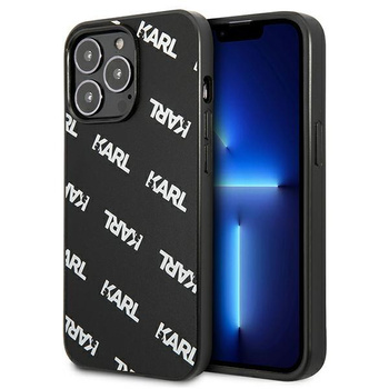Karl Lagerfeld Allover - iPhone 13 Pro Case (black)